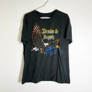 Ralph Lauren Denim and Supply Graphic Tshirt Eagle Mens Size Large